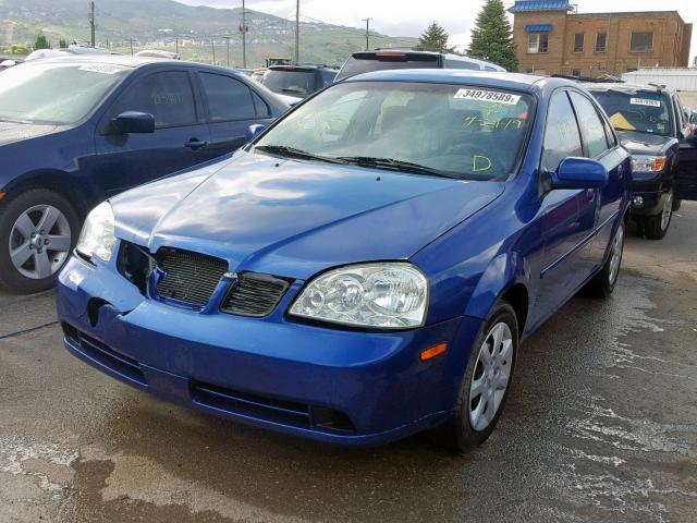 KL5JD56Z75K212567 - 2005 SUZUKI FORENZA S BLUE photo 2