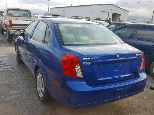 KL5JD56Z75K212567 - 2005 SUZUKI FORENZA S BLUE photo 3