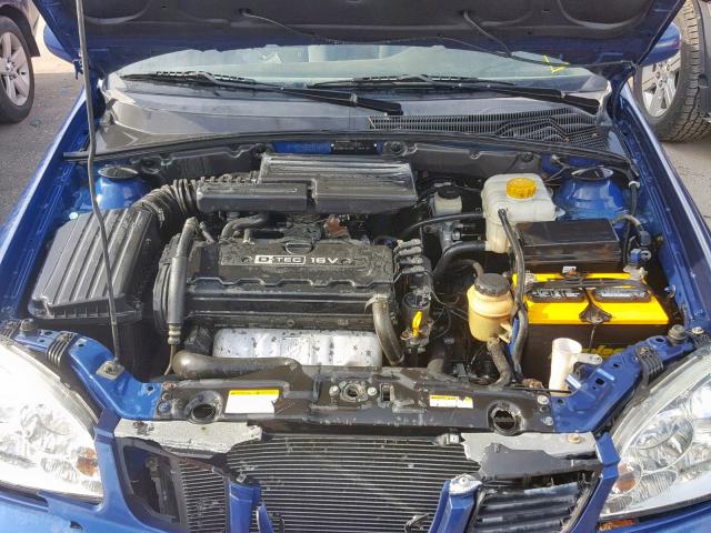 KL5JD56Z75K212567 - 2005 SUZUKI FORENZA S BLUE photo 7