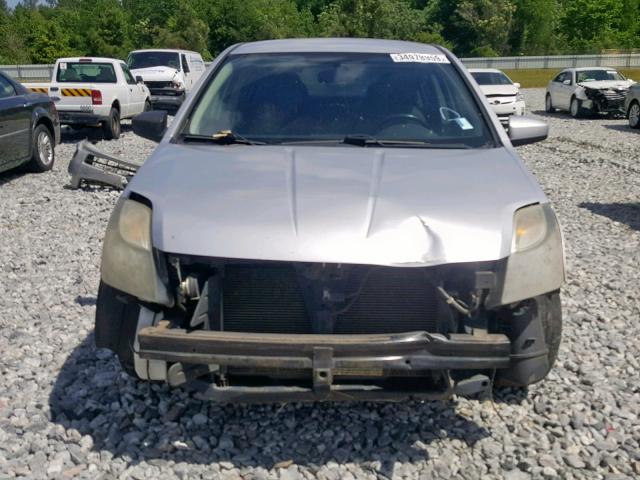 3N1AB6AP4AL640264 - 2010 NISSAN SENTRA 2.0 SILVER photo 9