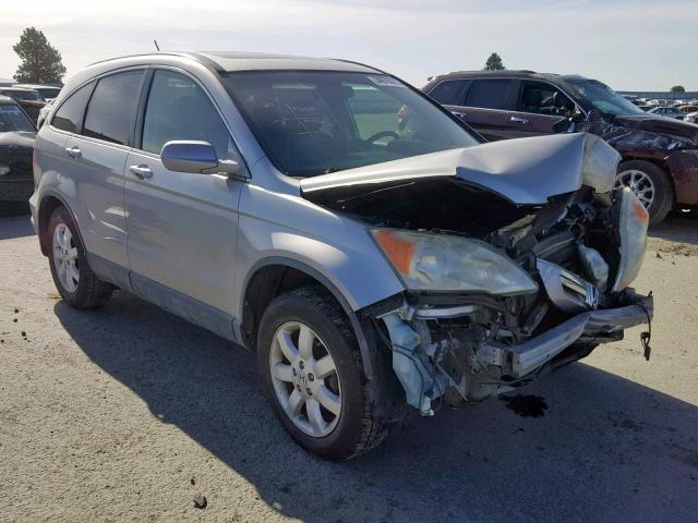 JHLRE48707C034355 - 2007 HONDA CR-V EXL SILVER photo 1