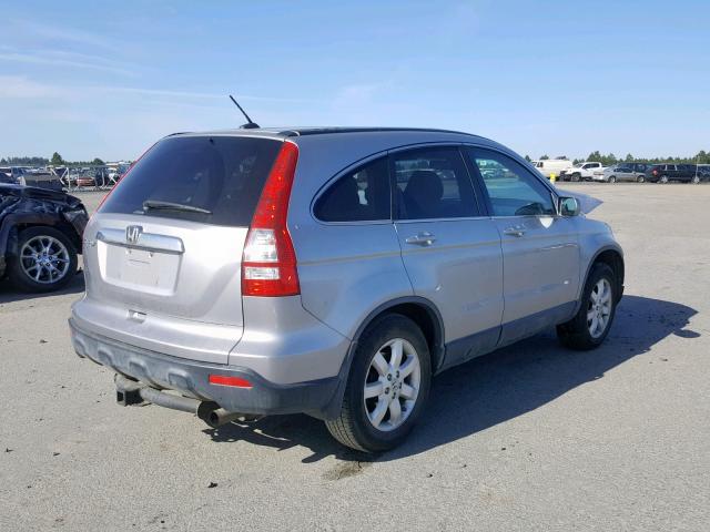 JHLRE48707C034355 - 2007 HONDA CR-V EXL SILVER photo 4