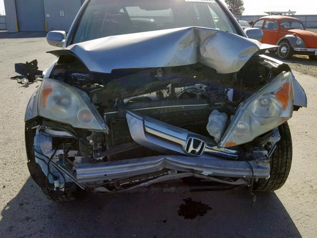 JHLRE48707C034355 - 2007 HONDA CR-V EXL SILVER photo 9