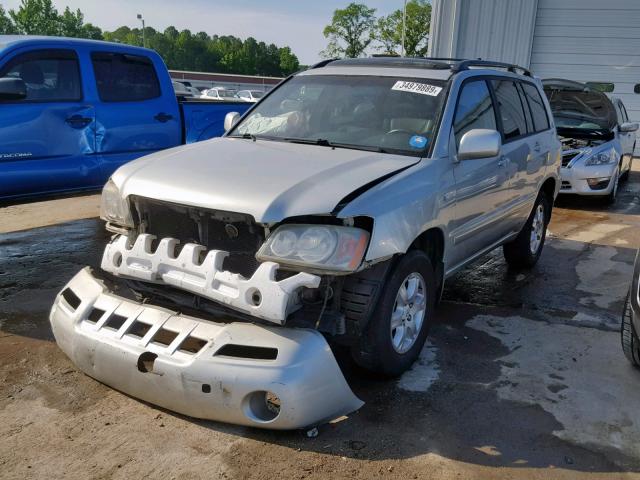 JTEGF21A230097976 - 2003 TOYOTA HIGHLANDER SILVER photo 2