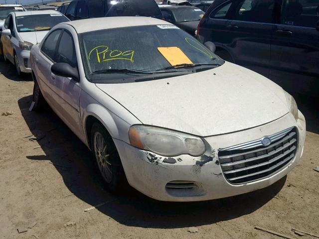 1C3EL46J14N335219 - 2004 CHRYSLER SEBRING LX WHITE photo 1