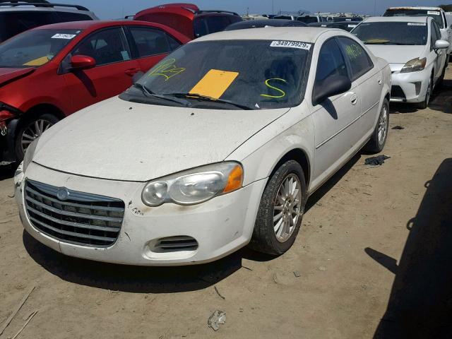 1C3EL46J14N335219 - 2004 CHRYSLER SEBRING LX WHITE photo 2