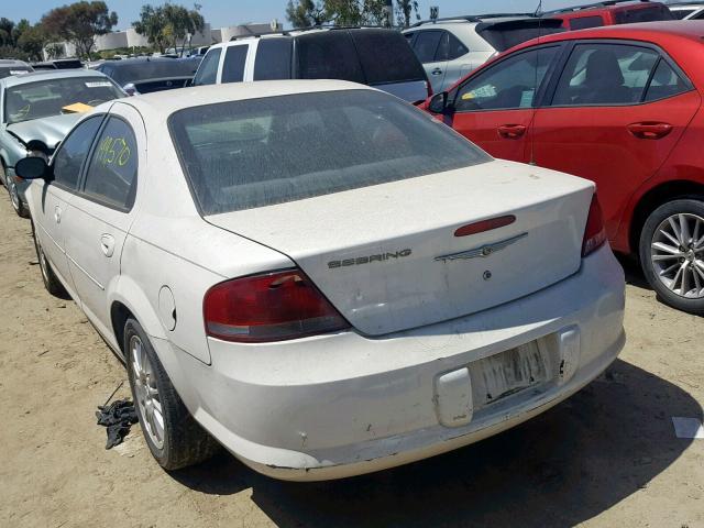 1C3EL46J14N335219 - 2004 CHRYSLER SEBRING LX WHITE photo 3