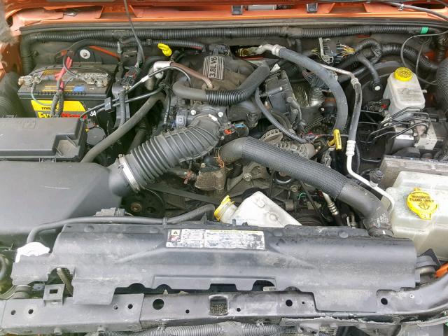 1J4GA5D15BL593605 - 2011 JEEP WRANGLER S ORANGE photo 7