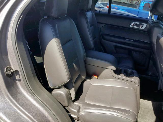 1FM5K8F8XEGB90217 - 2014 FORD EXPLORER L GRAY photo 6