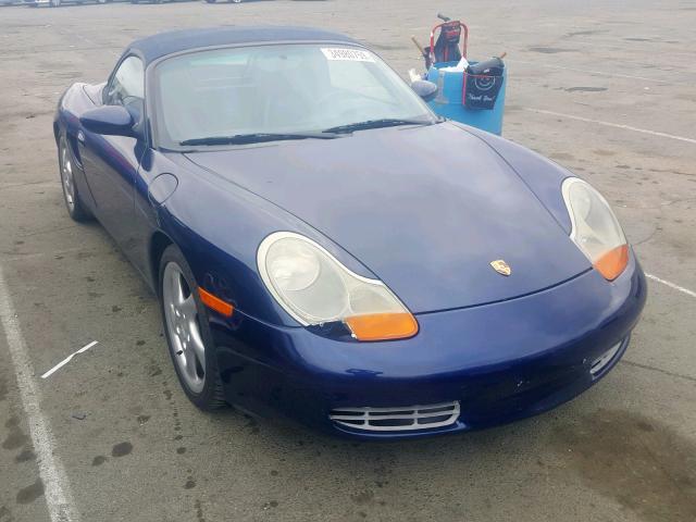 WP0CA29831U624044 - 2001 PORSCHE BOXSTER BLUE photo 1