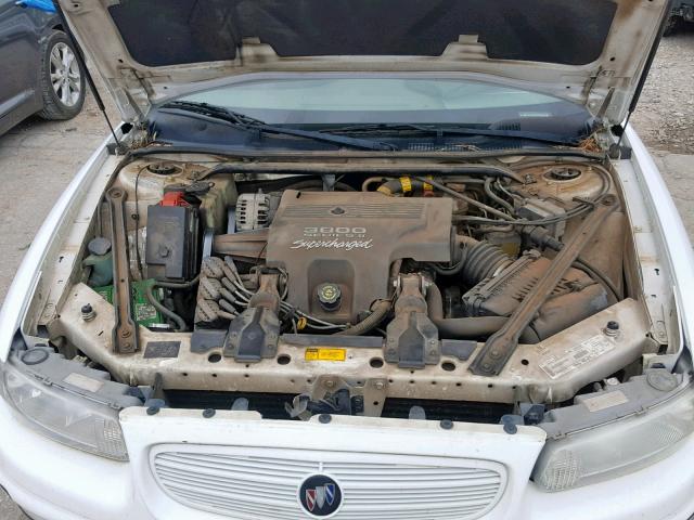 2G4WF5519Y1129728 - 2000 BUICK REGAL GS WHITE photo 7