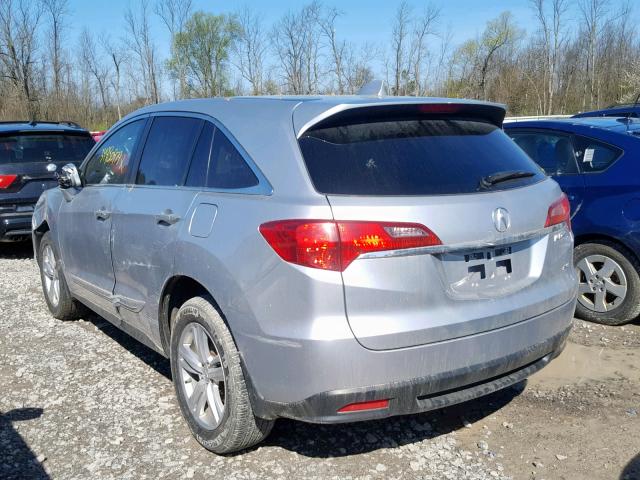 5J8TB4H52EL004556 - 2014 ACURA RDX TECHNO SILVER photo 3