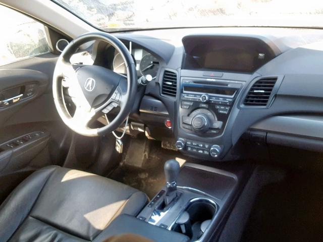 5J8TB4H52EL004556 - 2014 ACURA RDX TECHNO SILVER photo 9