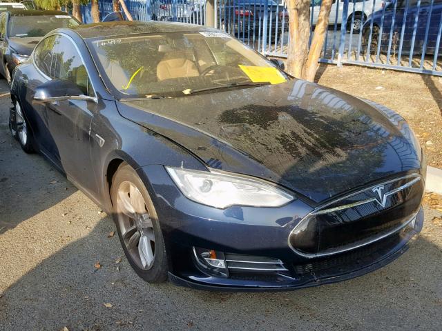 5YJSA1CG8DFP04782 - 2013 TESLA MODEL S BLUE photo 1