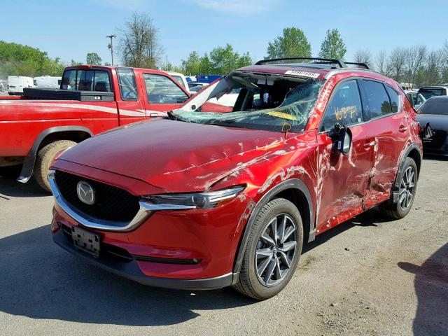 JM3KFBDM9J0344533 - 2018 MAZDA CX-5 GRAND RED photo 2