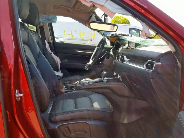 JM3KFBDM9J0344533 - 2018 MAZDA CX-5 GRAND RED photo 5