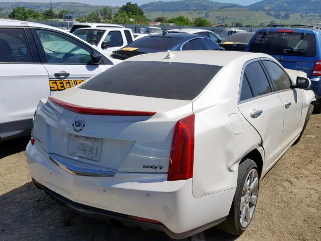 1G6AH5RX8D0148075 - 2013 CADILLAC ATS LUXURY CREAM photo 4