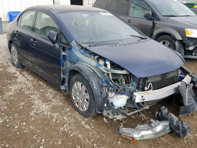 2HGFA16347H038157 - 2007 HONDA CIVIC DX BLUE photo 1