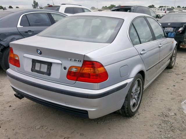 WBAEV53492KM19066 - 2002 BMW 330 I SILVER photo 4