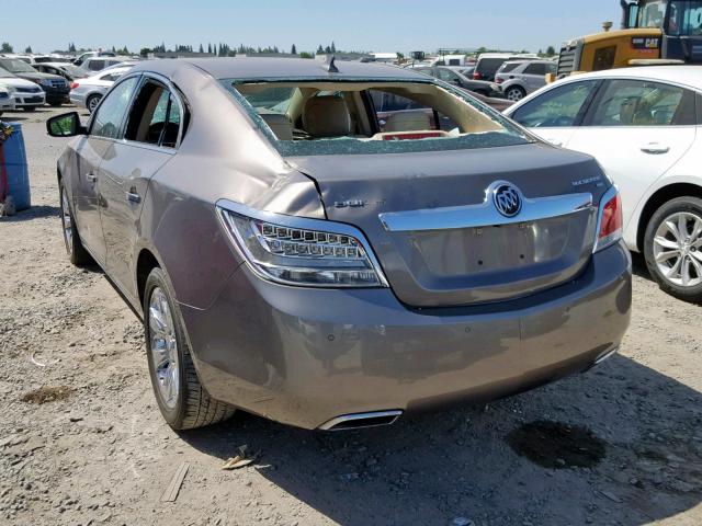 1G4GE5GD4BF306569 - 2011 BUICK LACROSSE C BROWN photo 3