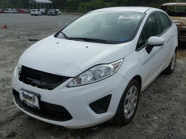 3FADP4AJXDM108873 - 2013 FORD FIESTA S WHITE photo 2