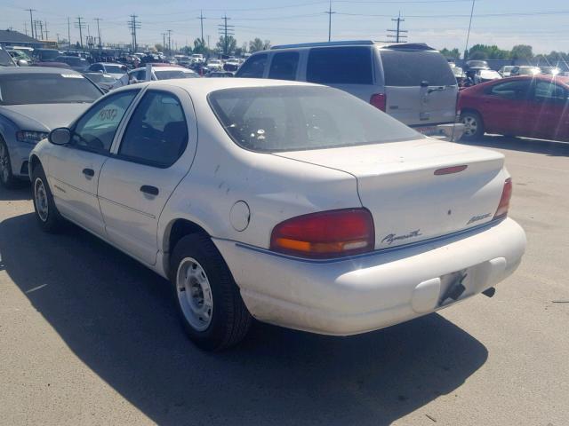 1P3EJ46X2XN538887 - 1999 PLYMOUTH BREEZE BAS WHITE photo 3