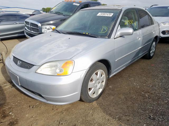 2HGES26701H584110 - 2001 HONDA CIVIC EX  photo 2