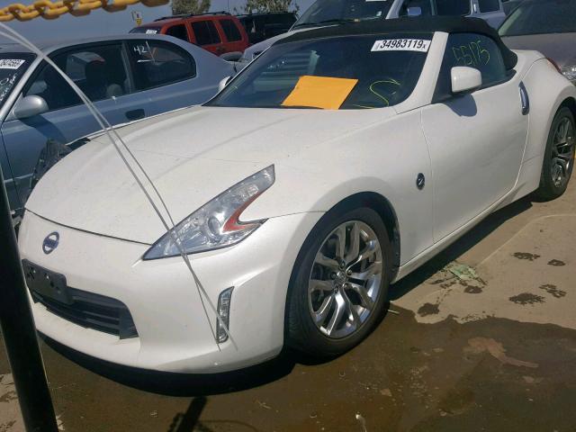 JN1AZ4FH3EM620603 - 2014 NISSAN 370Z BASE WHITE photo 2