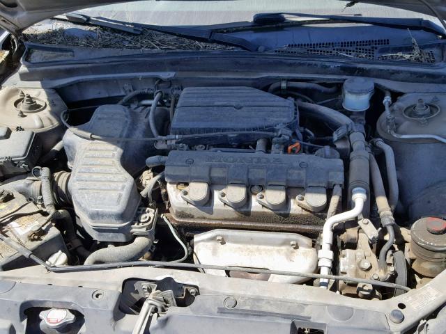 2HGES16454H622581 - 2004 HONDA CIVIC DX SILVER photo 7