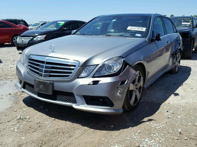 WDDHF5GB7AA021631 - 2010 MERCEDES-BENZ E 350 GRAY photo 2