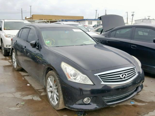 JN1CV6AR3BM355208 - 2011 INFINITI G37 BLACK photo 1