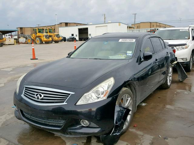 JN1CV6AR3BM355208 - 2011 INFINITI G37 BLACK photo 2