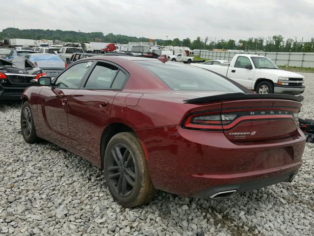 2C3CDXJGXJH235724 - 2018 DODGE CHARGER GT RED photo 3