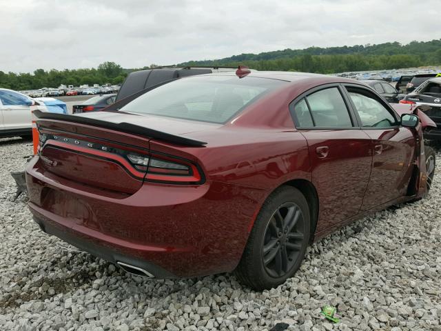 2C3CDXJGXJH235724 - 2018 DODGE CHARGER GT RED photo 4