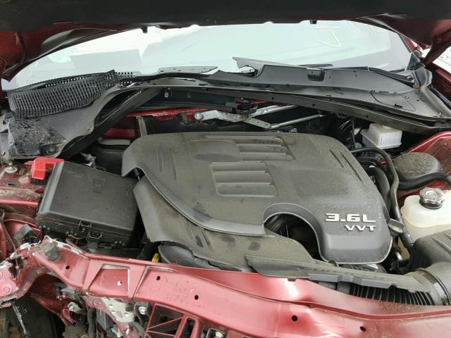 2C3CDXJGXJH235724 - 2018 DODGE CHARGER GT RED photo 7