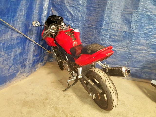 JS1VP53A962101015 - 2006 SUZUKI SV650 RED photo 3