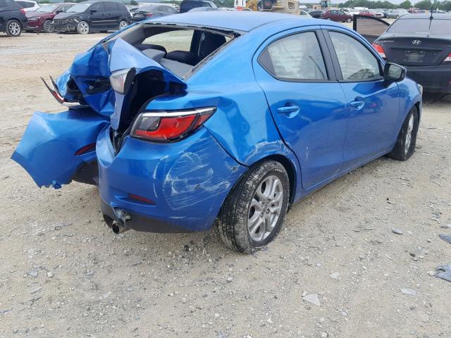 3MYDLBZV5GY113835 - 2016 TOYOTA SCION IA BLUE photo 4