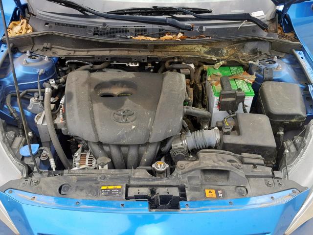 3MYDLBZV5GY113835 - 2016 TOYOTA SCION IA BLUE photo 7