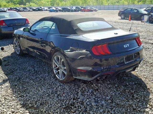 1FATP8FF3K5117778 - 2019 FORD MUSTANG GT BLACK photo 3