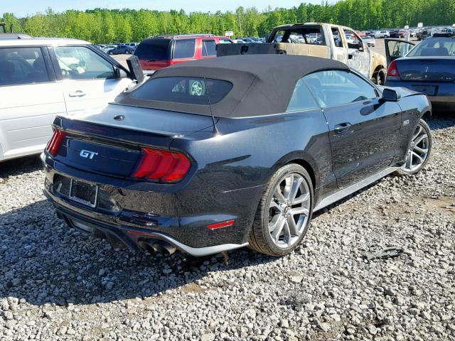 1FATP8FF3K5117778 - 2019 FORD MUSTANG GT BLACK photo 4