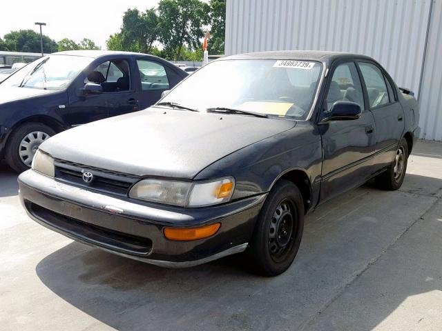 1NXBB02E9TZ486327 - 1996 TOYOTA COROLLA DX BLACK photo 2