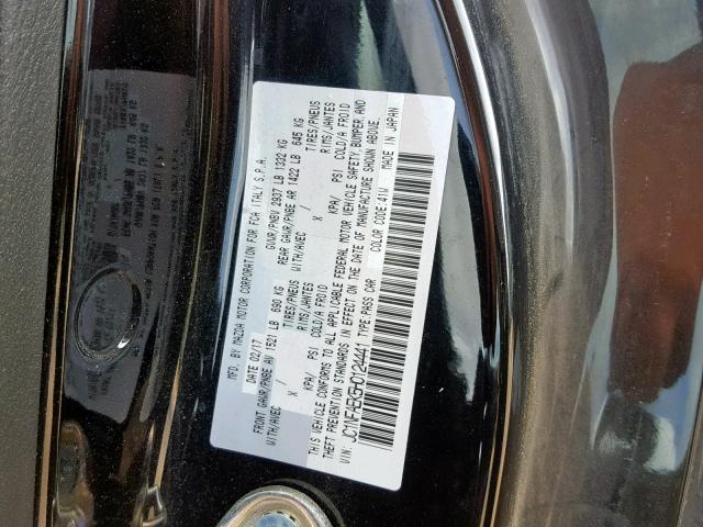 JC1NFAEK5H0124441 - 2017 FIAT 124 SPIDER BLACK photo 10