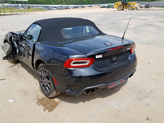 JC1NFAEK5H0124441 - 2017 FIAT 124 SPIDER BLACK photo 3