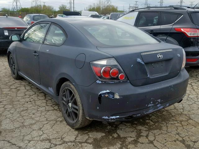 JTKDE167480248897 - 2008 TOYOTA SCION TC შავი ფოტო 3