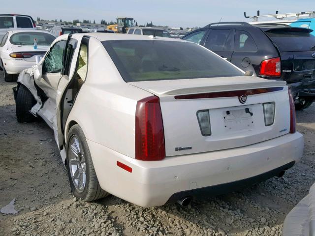 1G6DC67A950200475 - 2005 CADILLAC STS WHITE photo 3