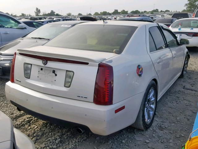 1G6DC67A950200475 - 2005 CADILLAC STS WHITE photo 4