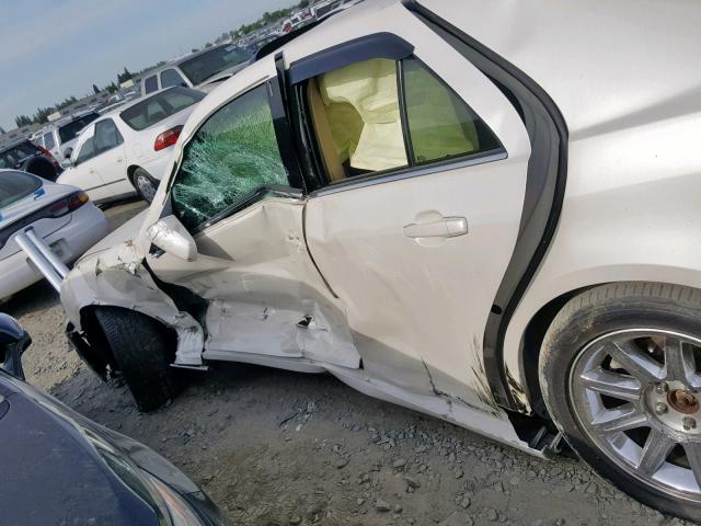 1G6DC67A950200475 - 2005 CADILLAC STS WHITE photo 9