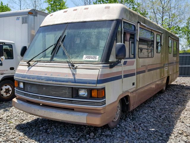 1GBKP37W2K3301908 - 1989 WINNEBAGO CHIEFTAIN BEIGE photo 2