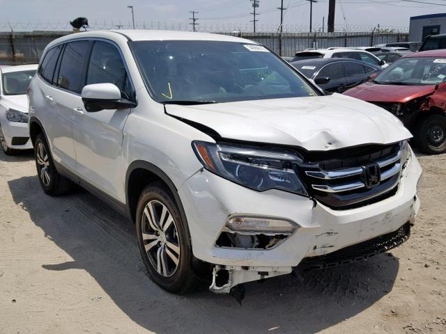 5FNYF5H32HB042695 - 2017 HONDA PILOT EX WHITE photo 1