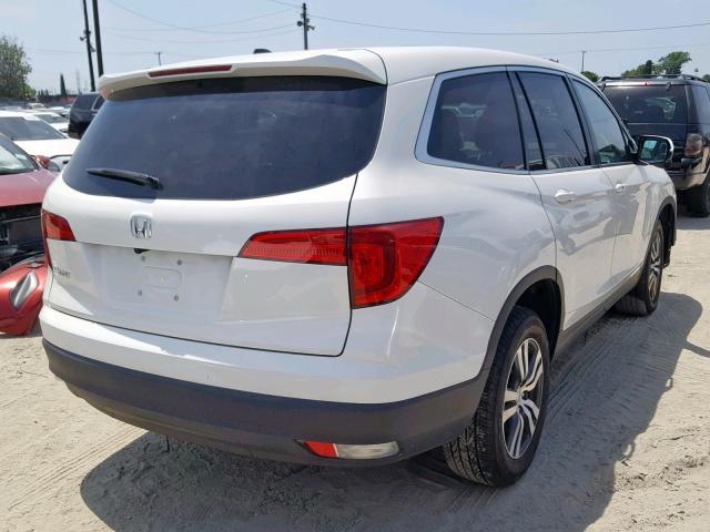 5FNYF5H32HB042695 - 2017 HONDA PILOT EX WHITE photo 4